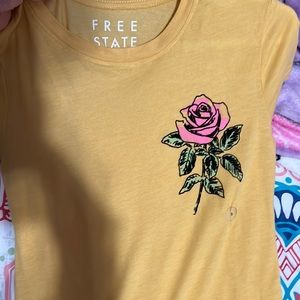 Yellow rose shirt